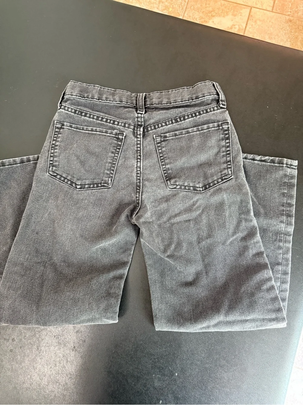 Old Navy Kids Wide-Leg Jeans - Charcoal Black